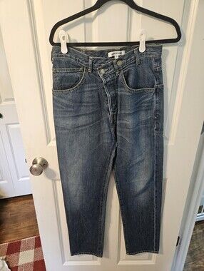 Elizabeth And James Asymetric Straight Leg Jean